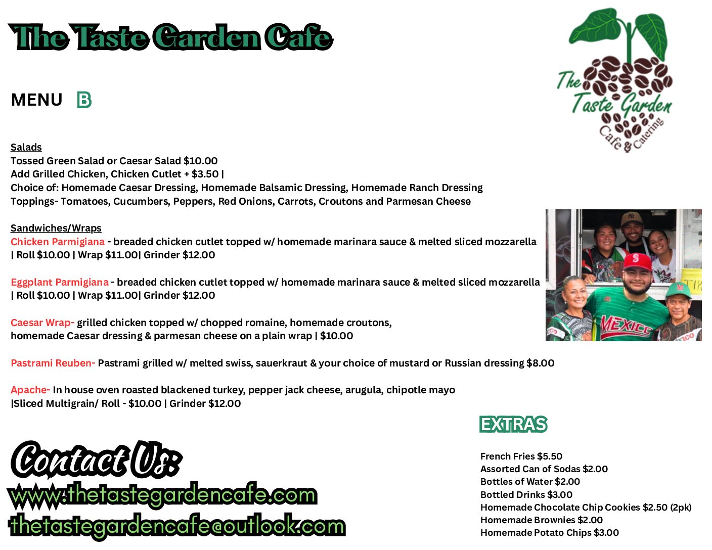 Food Truck Weekly Menu (dragged)